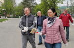 «Городские власти должны следить за порядком, а горожане - поддерживать его» - Артём Здунов вышел на общегородской субботник