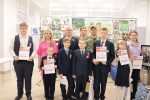 В Штабе общественной поддержки «Единой России»  наградили победителей  конкурса рисунков школьников  «Быт солдата»