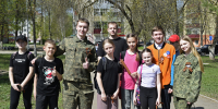 Георгиевская лента — символ памяти и гордости. Студенты МГПУ имени М.Е. Евсевьева провели патриотическую акцию в честь 80-летия Победы - МГПИ им. М.Е. Евсевьева