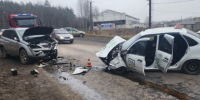 В Саранске 2 человека пострадали в столкновении "Гранты" и SsangYong - Вестник Мордовии