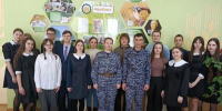 В Мордовии офицер Росгвардии провел урок безопасности - Росгвардия