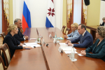 Артём Здунов встретился с Уполномоченным по правам человека в России Яной Лантратовой